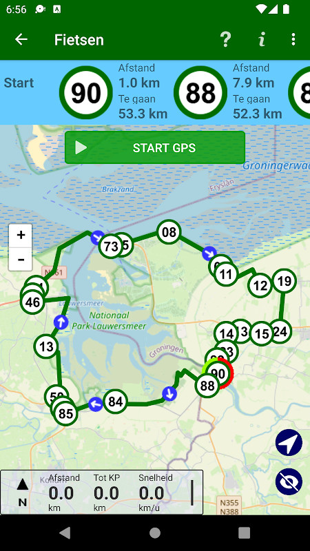 Fietsknoop bike and hiking app screenshot image 1_Popularmodapk.com