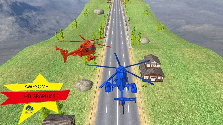 VR City Helicopter Racer screenshot image 1_Popularmodapk.com