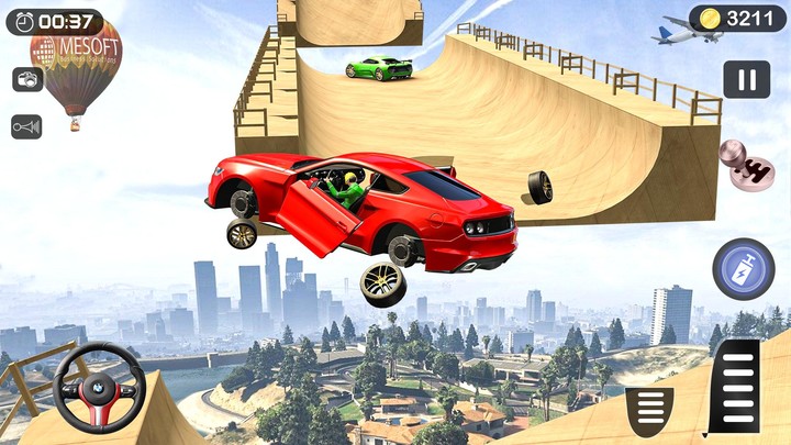 Mega Ramp Car Stunt Race Game screenshot image 3_Popularmodapk.com