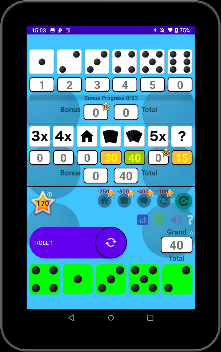 Five Dice Stars screenshot image 1_Popularmodapk.com