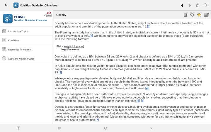 Nutrition Guide for Clinicians screenshot image 5_Popularmodapk.com
