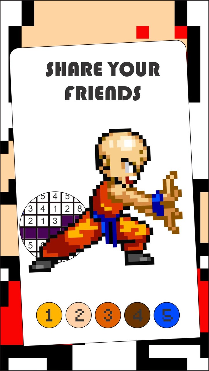 Legendary Fighter Pixel Art screenshot image 3_Popularmodapk.com
