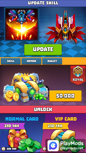 Galaxy Strike: Space Shooter<span>(Remove ads)</span> screenshot image 3_Popularmodapk.com