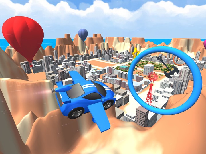Flying Car Simulator: Car Game screenshot image 1_Popularmodapk.com