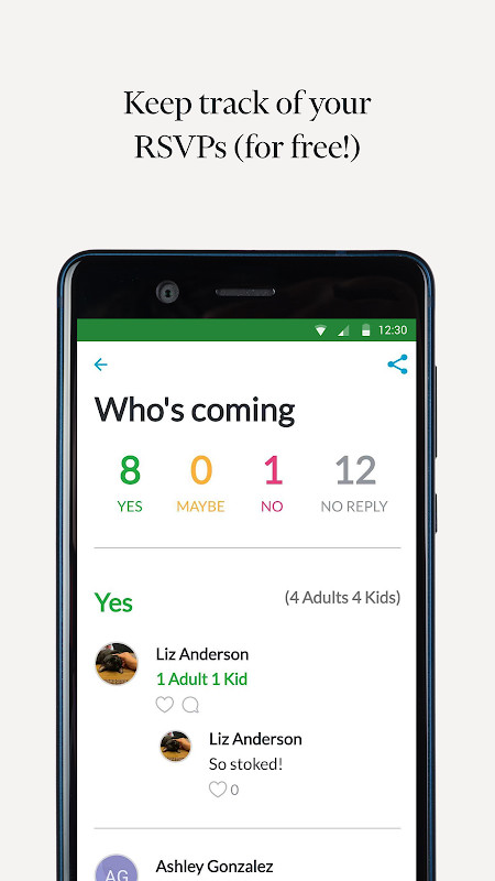 Evite: Email & SMS Invitations screenshot image 8_Popularmodapk.com