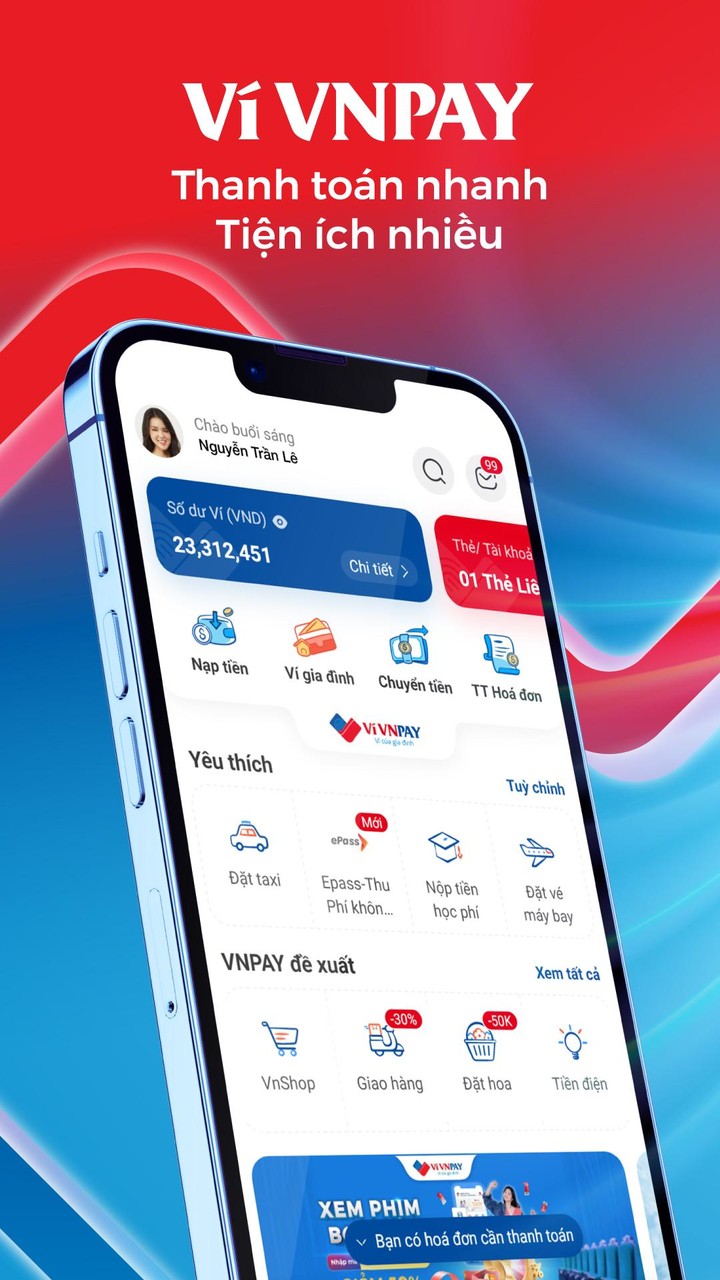 Ví VNPAY – Ví của Gia đình screenshot image 4_Popularmodapk.com