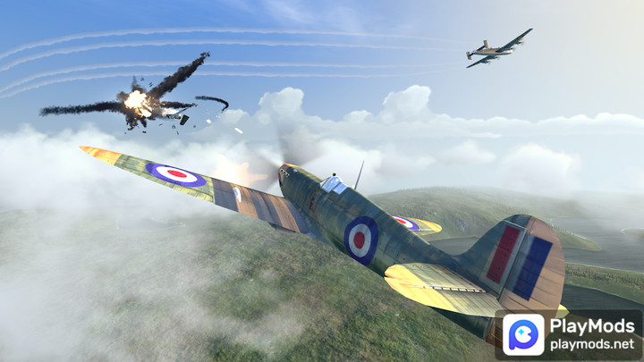 Warplanes: WW2 Dogfight<span>(Unlimited Money)</span> screenshot image 1_Popularmodapk.com