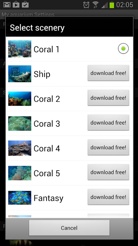 The real aquarium - LWP screenshot image 13_Popularmodapk.com