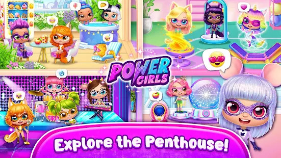 Power Girls - Fantastic Heroes<span>(Free shopping)</span> screenshot image 1_Popularmodapk.com