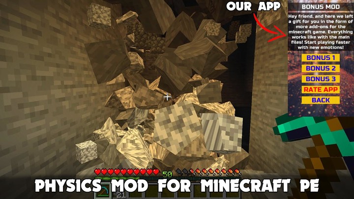 Realistic Physics in Minecraft screenshot image 2_Popularmodapk.com