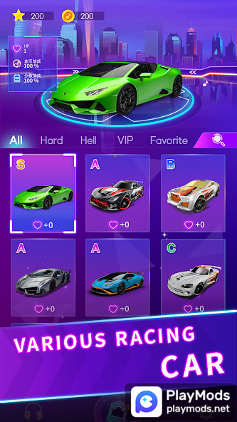 Beat Racing Car EDM:music game<span>(Unlimited Money)</span> screenshot image 4_Popularmodapk.com