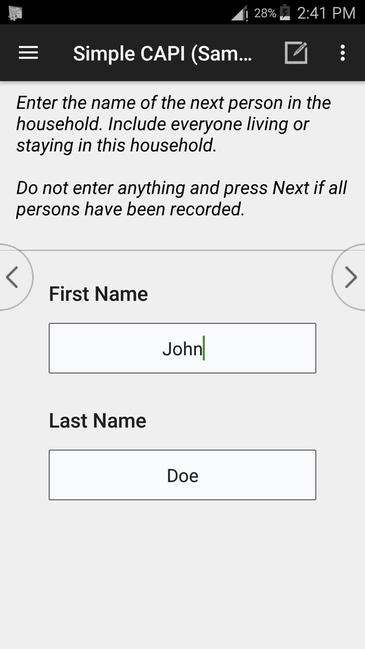 CSEntry CSPro Data Entry screenshot image 3_Popularmodapk.com