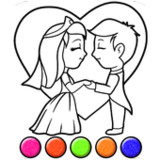 Bride And Groom Coloring Book29_Popularmodapk.com