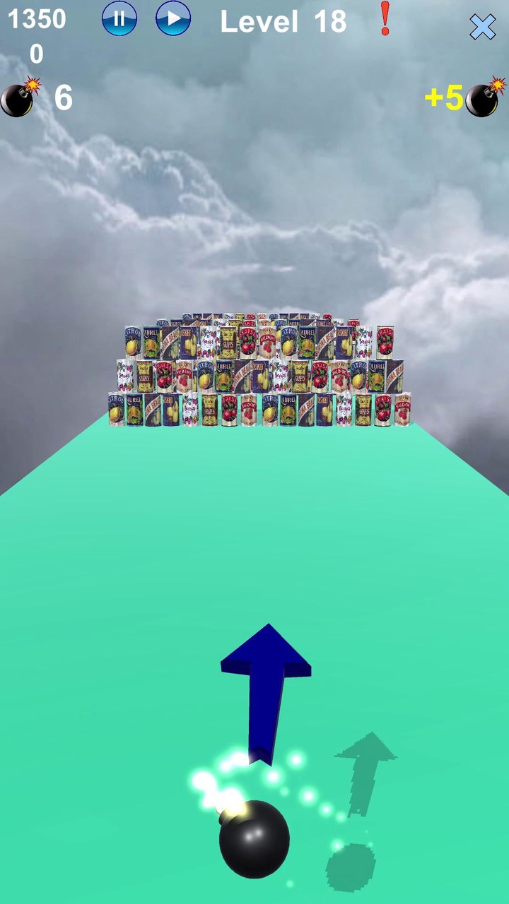 Angry Knock down Catapult Bomb screenshot image 1_Popularmodapk.com