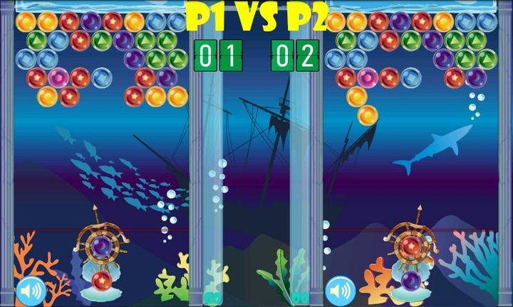 (HD) Ocean Bubble Shooter screenshot image 4_Popularmodapk.com
