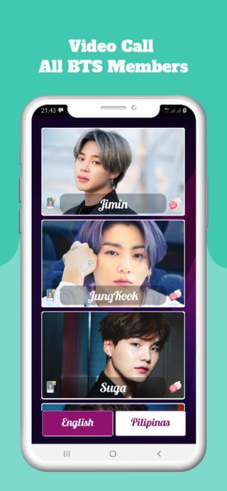 BTS Jimin Call and Chat screenshot image 4_Popularmodapk.com