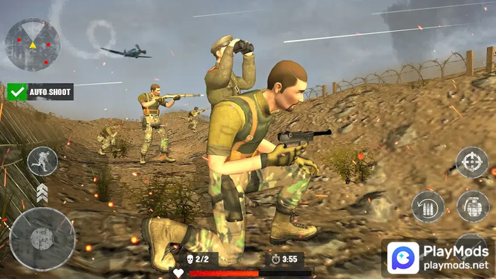 World War : Gun Games<span>(Unlimited Money)</span> screenshot image 4_Popularmodapk.com