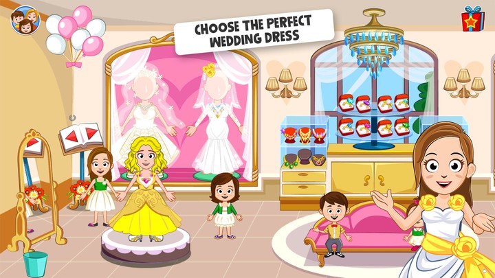 My Town: Wedding Day girl game screenshot image 3_Popularmodapk.com