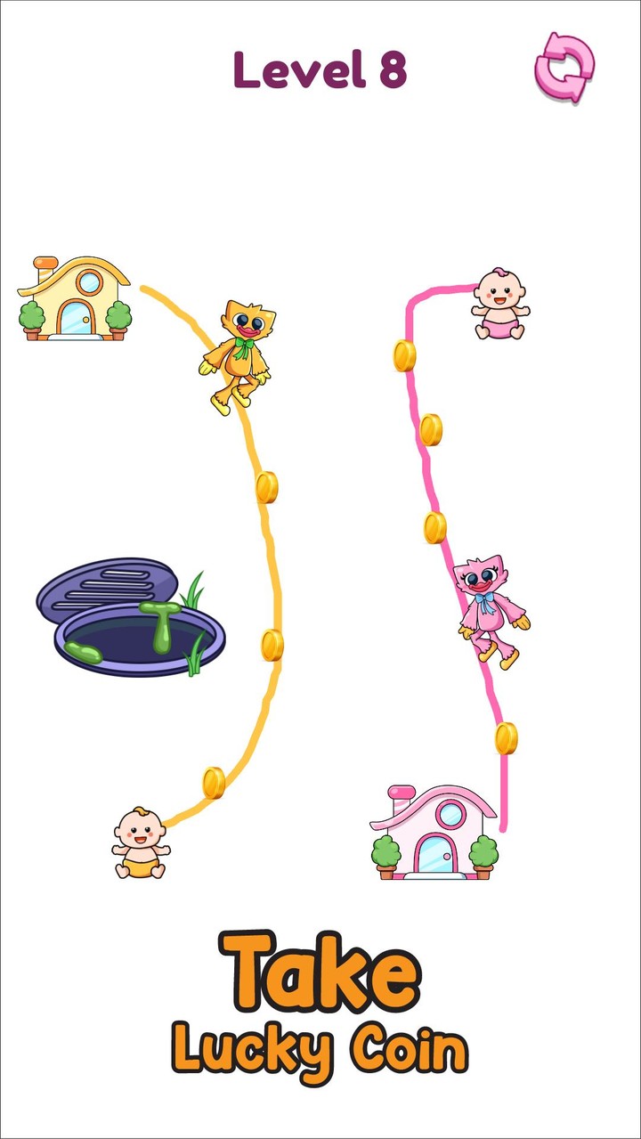 Draw To Go Home: Draw the line screenshot image 4_Popularmodapk.com