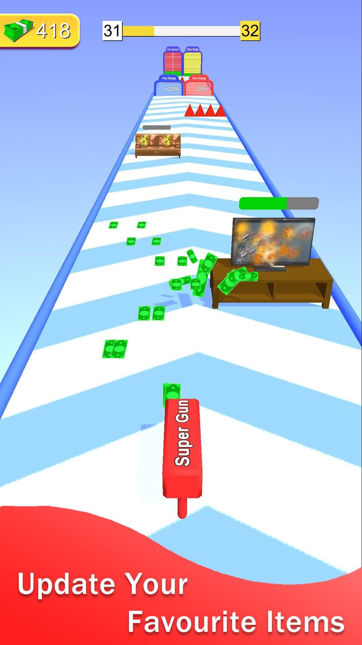 Money Gun Rush : Super Gun screenshot image 2_Popularmodapk.com