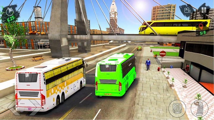 Bus Driving Coach Bus Games 3d screenshot image 4_Popularmodapk.com