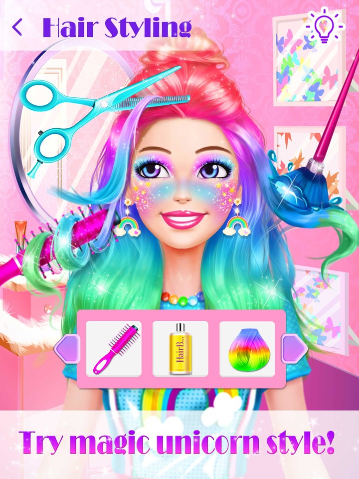 Unicorn Makeup Dress Up Artist screenshot image 1_Popularmodapk.com