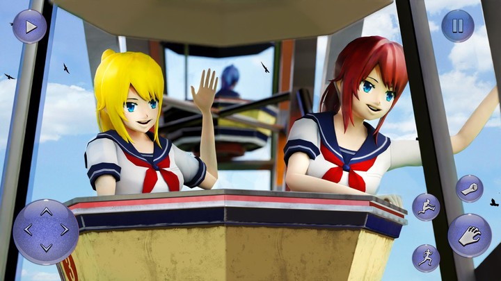 Anime Girl High School Sim 3d screenshot image 5_Popularmodapk.com