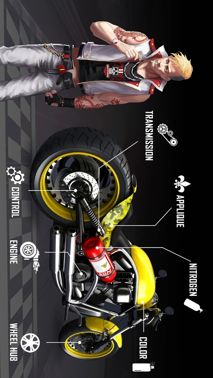 Street Moto: Speed Race(No Ads) screenshot image 7_Popularmodapk.com