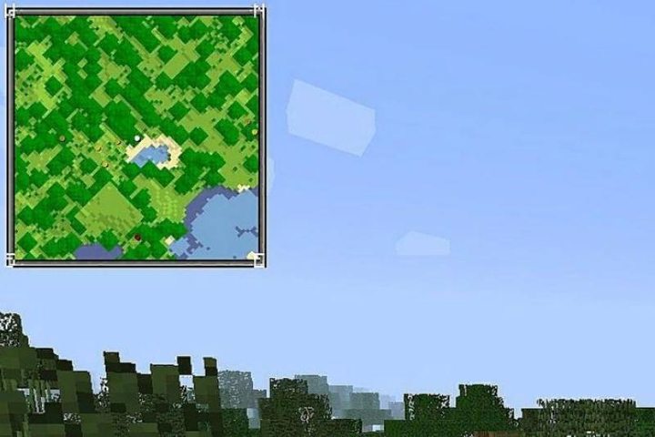 Minimap Mod Minecraft PE screenshot image 1_Popularmodapk.com