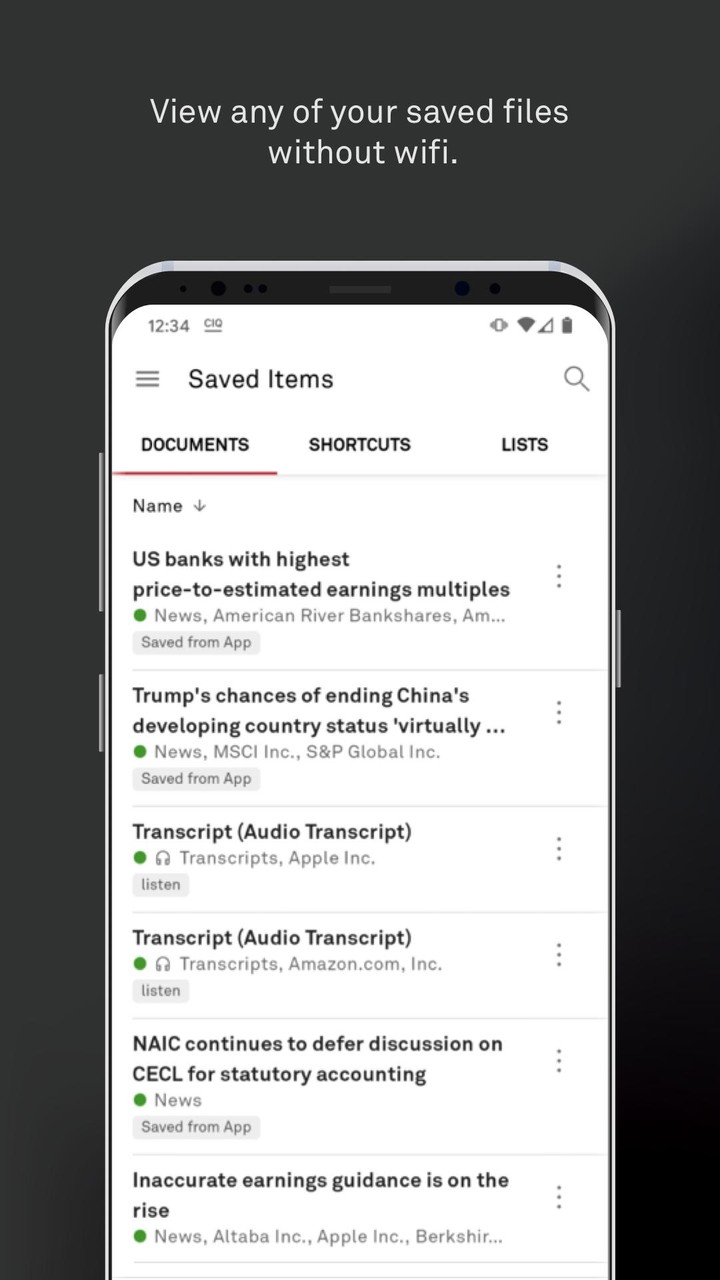 S&P Capital IQ Pro screenshot image 9_Popularmodapk.com