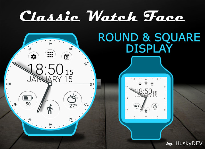 Classic Watch Face screenshot image 1_Popularmodapk.com