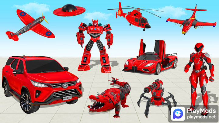 Flying Prado Car Robot Game<span>(unlimited money)</span> screenshot image 5_Popularmodapk.com