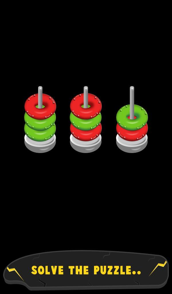 Color Hoop Stack Sort Puzzle screenshot image 1_Popularmodapk.com