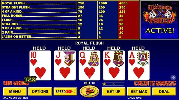 Ultimate X Poker™ Video Poker screenshot image 5_Popularmodapk.com