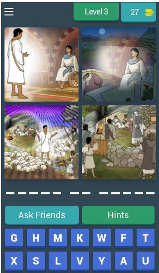 4Pics 1 Bible Word 2023 screenshot image 3_Popularmodapk.com