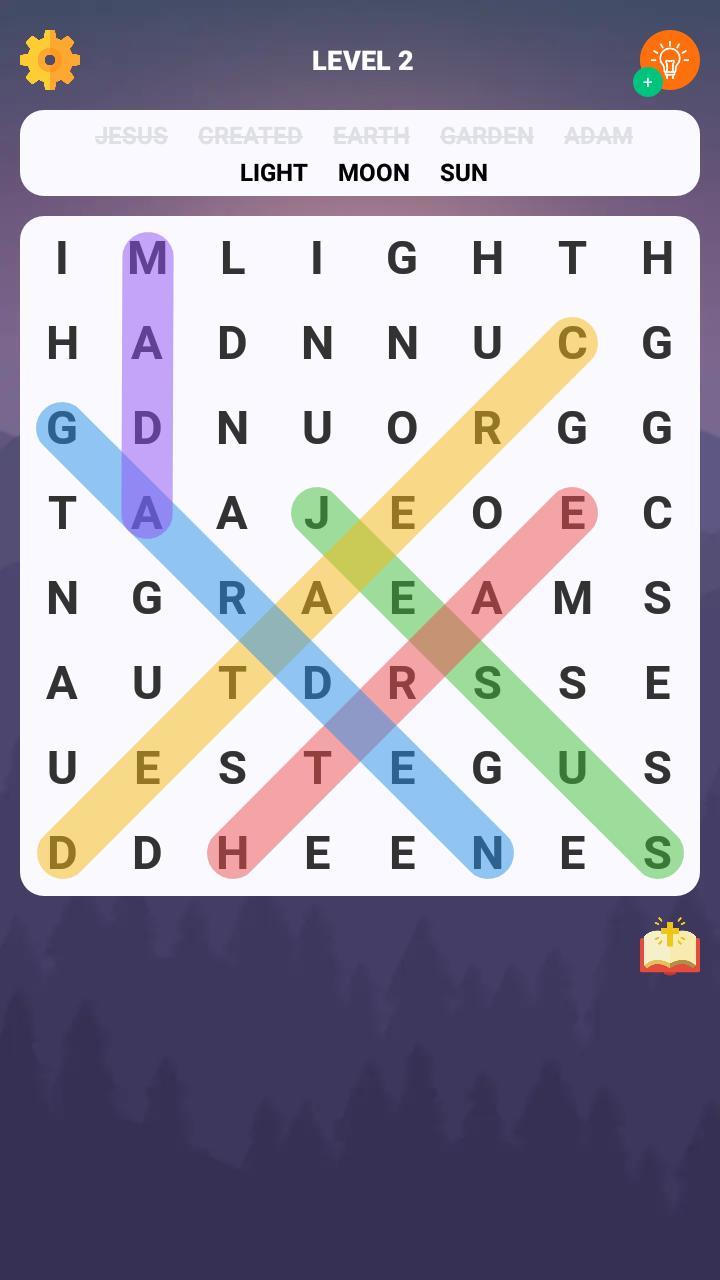 Bible Word Search Puzzle Games screenshot image 3_Popularmodapk.com