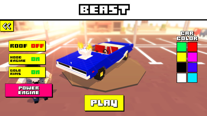 Blocky Car Racer - racing game screenshot image 12_Popularmodapk.com