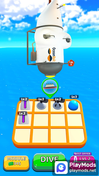 Deep Dive! - Submarine Game<span>(Unlimited gold)</span> screenshot image 2_Popularmodapk.com