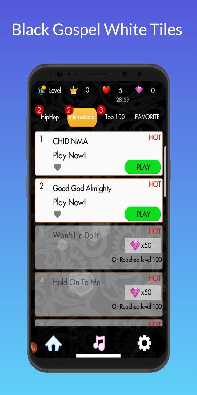 Black Gospel Piano Tiles 2 screenshot image 3_Popularmodapk.com