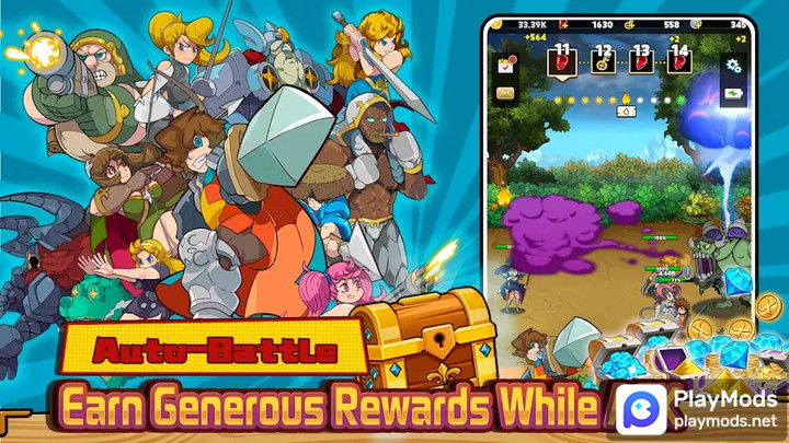 Tale of Sword - Idle RPG<span>(no ads)</span> screenshot image 2_Popularmodapk.com