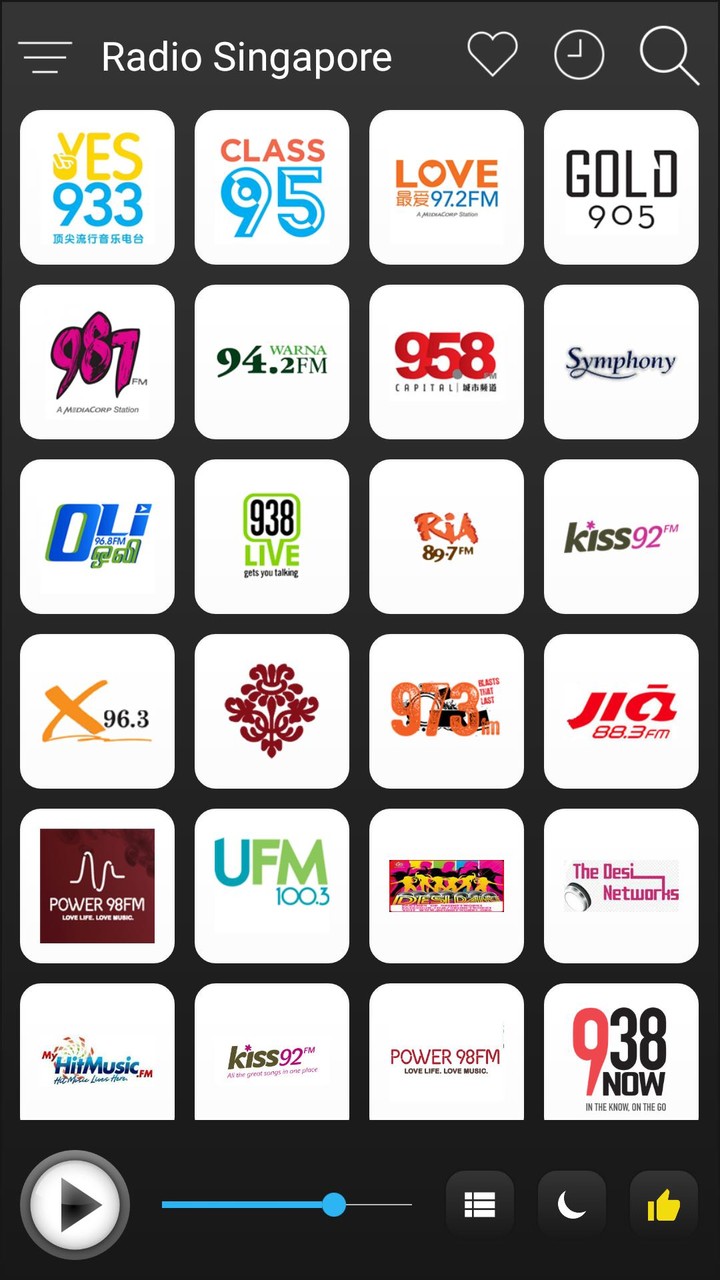 Singapore Radio FM AM Music screenshot image 1_Popularmodapk.com