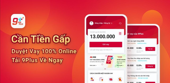 9Plus - Vay tiền mặt online screenshot image 1_Popularmodapk.com