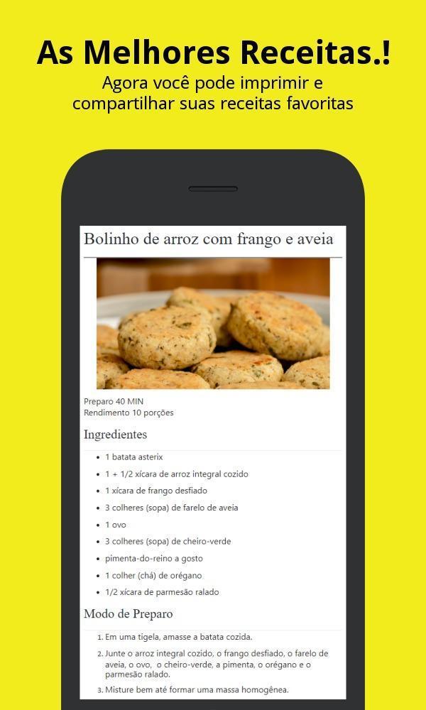 Receitas Fitness Fáceis screenshot image 14_Popularmodapk.com