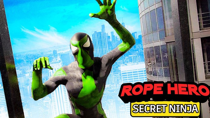 Rope Ninja Hero city rescue survival game screenshot image 1_Popularmodapk.com