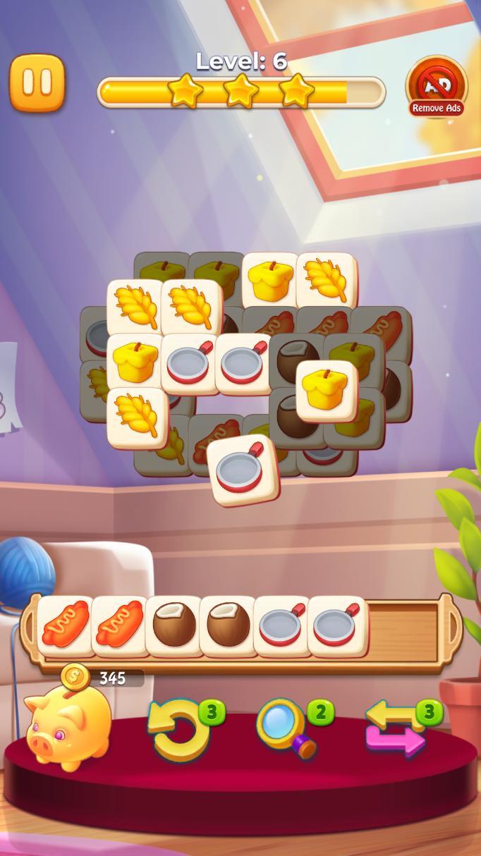 Match 3 Tiles Matching Puzzle screenshot image 4_Popularmodapk.com