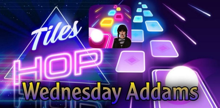 Wednesday Adams Piano hop game screenshot image 1_Popularmodapk.com