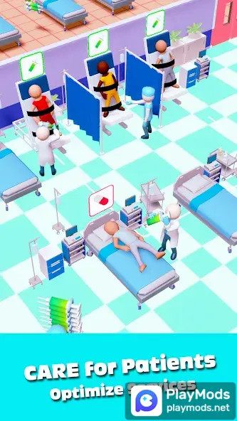 My Mini Mental Hospital Tycoon<span>(Speed change)</span> screenshot image 1_Popularmodapk.com