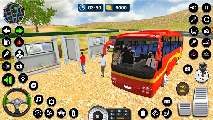 Offroad Coach Bus Driving Game screenshot image 5_Popularmodapk.com