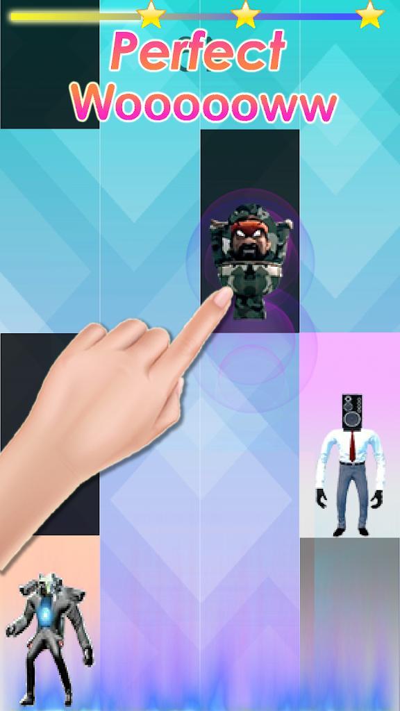 Toilet: Piano Tiles screenshot image 3_Popularmodapk.com