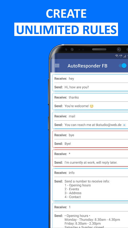 AutoResponder for FB Messenger(Premium Unlocked) screenshot image 4_Popularmodapk.com